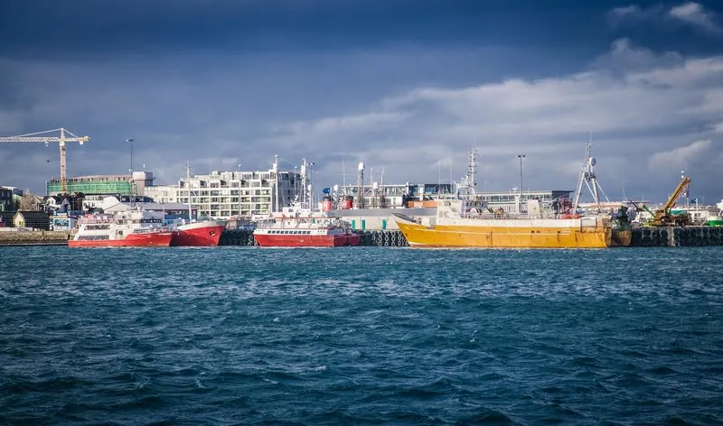Hafen von Reykjavik, Island